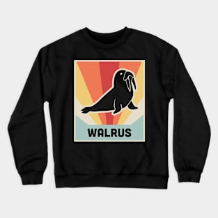 WALRUS - Vintage 70s Style Poster Crewneck Sweatshirt